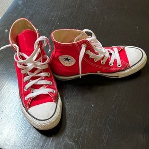Red high too converse